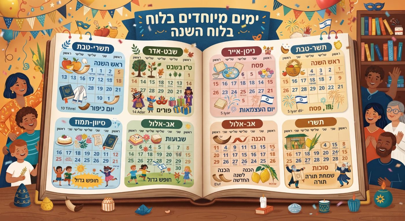 ימים מיוחדים בלוח השנה